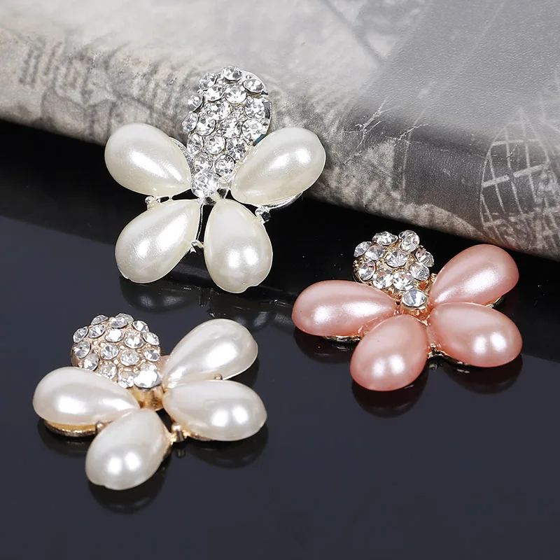 Phone Accessories Europe - กระดุมตกแต่งสไตล์วินเทจรูปหยดน้ำ 100 ชิ้น สำหรับงานเย็บปักถักร้อย งานประดิษฐ์ ตกแต่งเคสมือถือ