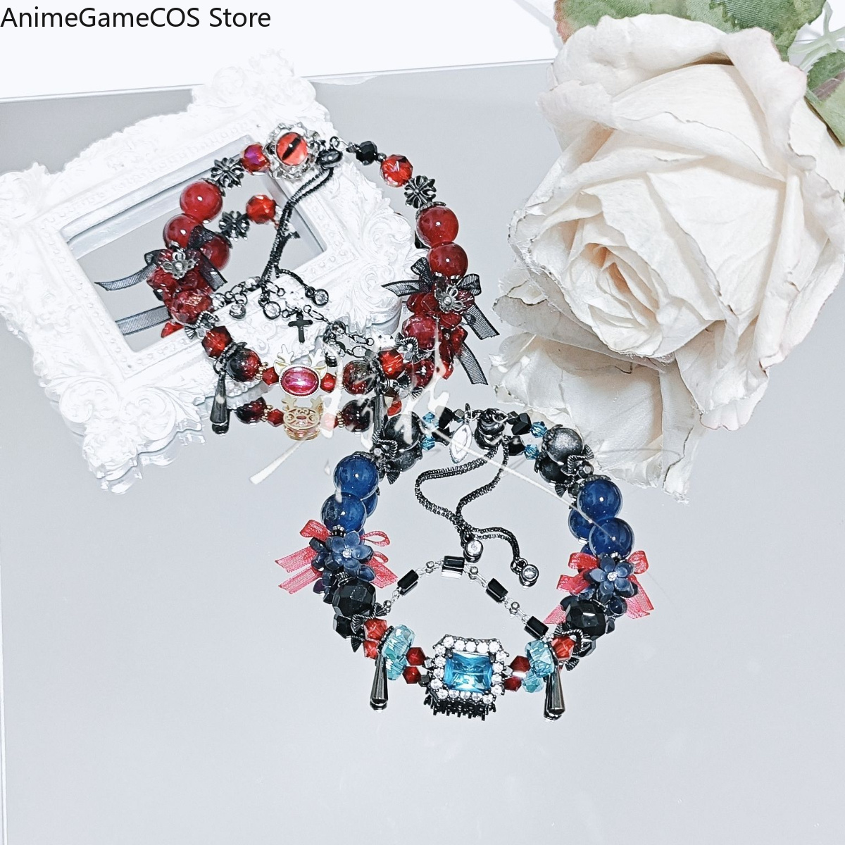 Phone Accessories Europe - อะนิเมะเฮซบิน โฮเทล อลาสตอร์ วอกซ์ แฮนเมดสร้อยข้อมือออริจินัลแฮนด์เชน​​จี้ห้อยโทรศัพท์อุปกรณ์เสริมคอสเพลย์ของขวัญวันเกิดคริสต์มาส