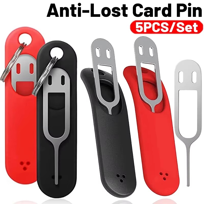 Sim Card Tool - เครื่องมือถอดซิมการ์ดพร้อมเคส ที่เปิดถาดซิมการ์ด พร้อมเข็มจิ้มซิม ป้องกันการสูญหาย สำหรับ iPhone
