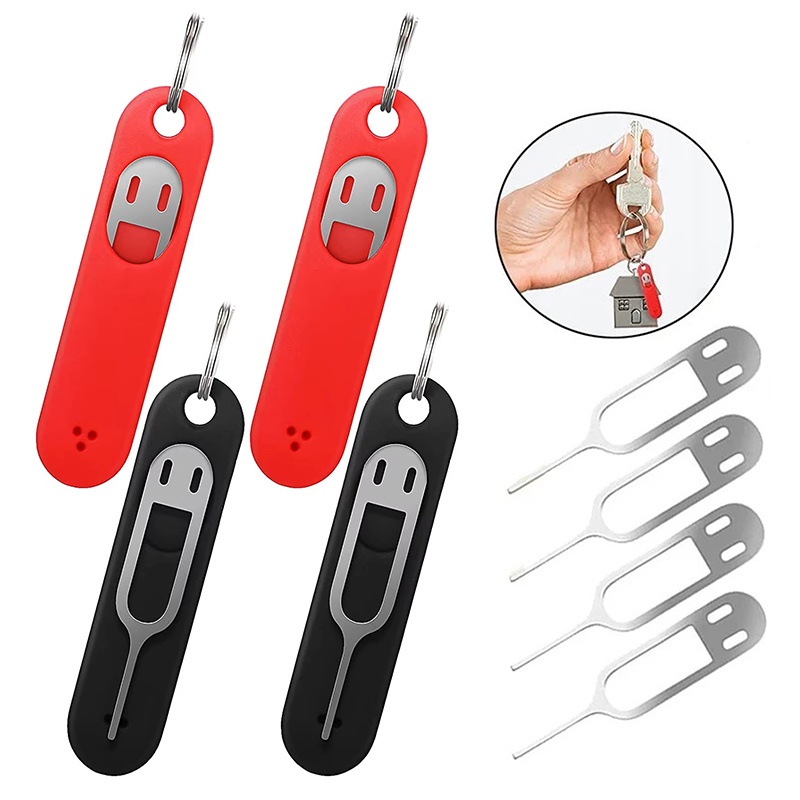 Sim Card Tool - 1/3/5 ชิ้น/ชุด เข็มจิ้มถาดซิมการ์ด ป้องกันการสูญหาย สำหรับ iPhone