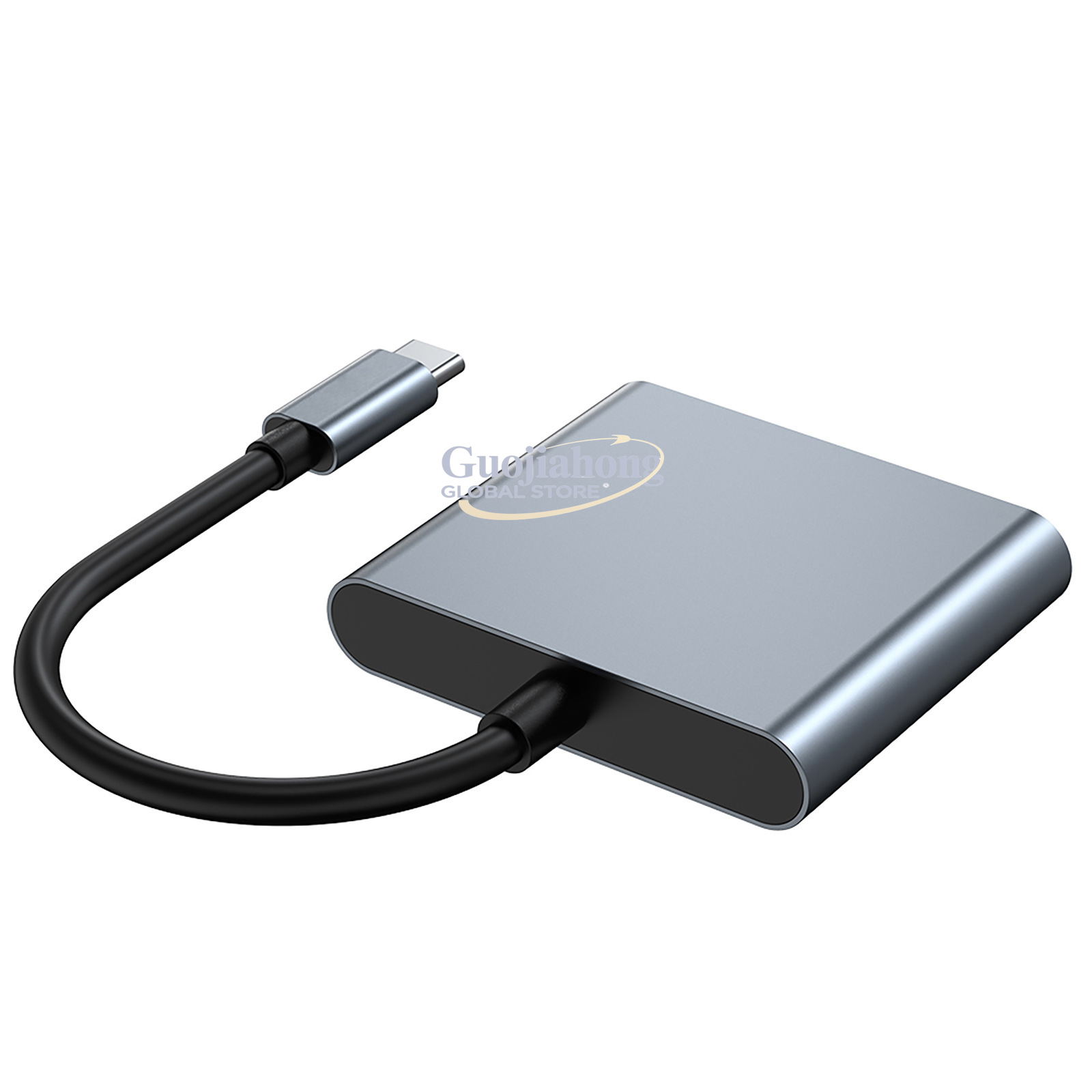 Usb C Hub - อะแดปเตอร์แปลง USB-C เป็น HD แบบสาม-in-หนึ่ง รองรับ