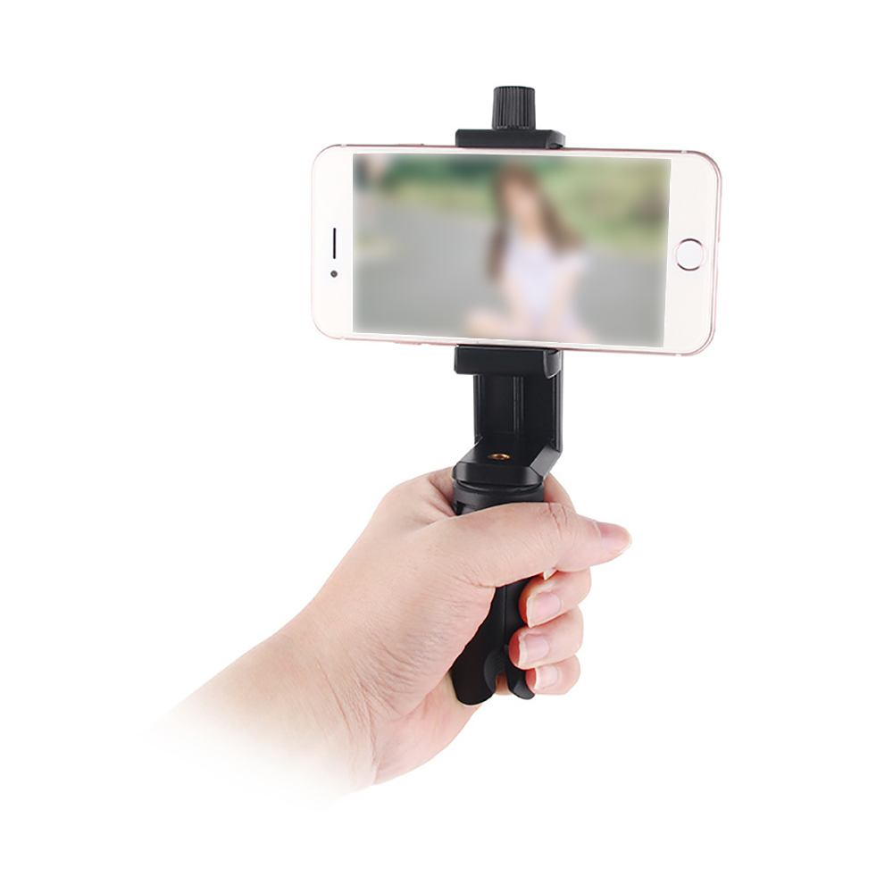 Phone Accessories Video - ขาตั้งกล้องขนาดเล็กแบบพกพาสำหรับสมาร์ทโฟนและกล้องแอคชั่น พร้อมอุปกรณ์เสริมขนาด 1/4 นิ้ว สำหรับโทรศัพท์มือถือและเครื่องอ่านบัตร