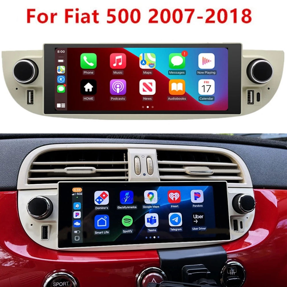 Phone Accessories Video - อุปกรณ์ตกแต่งรถยนต์สำหรับ Fiat 500 2007 - 2015