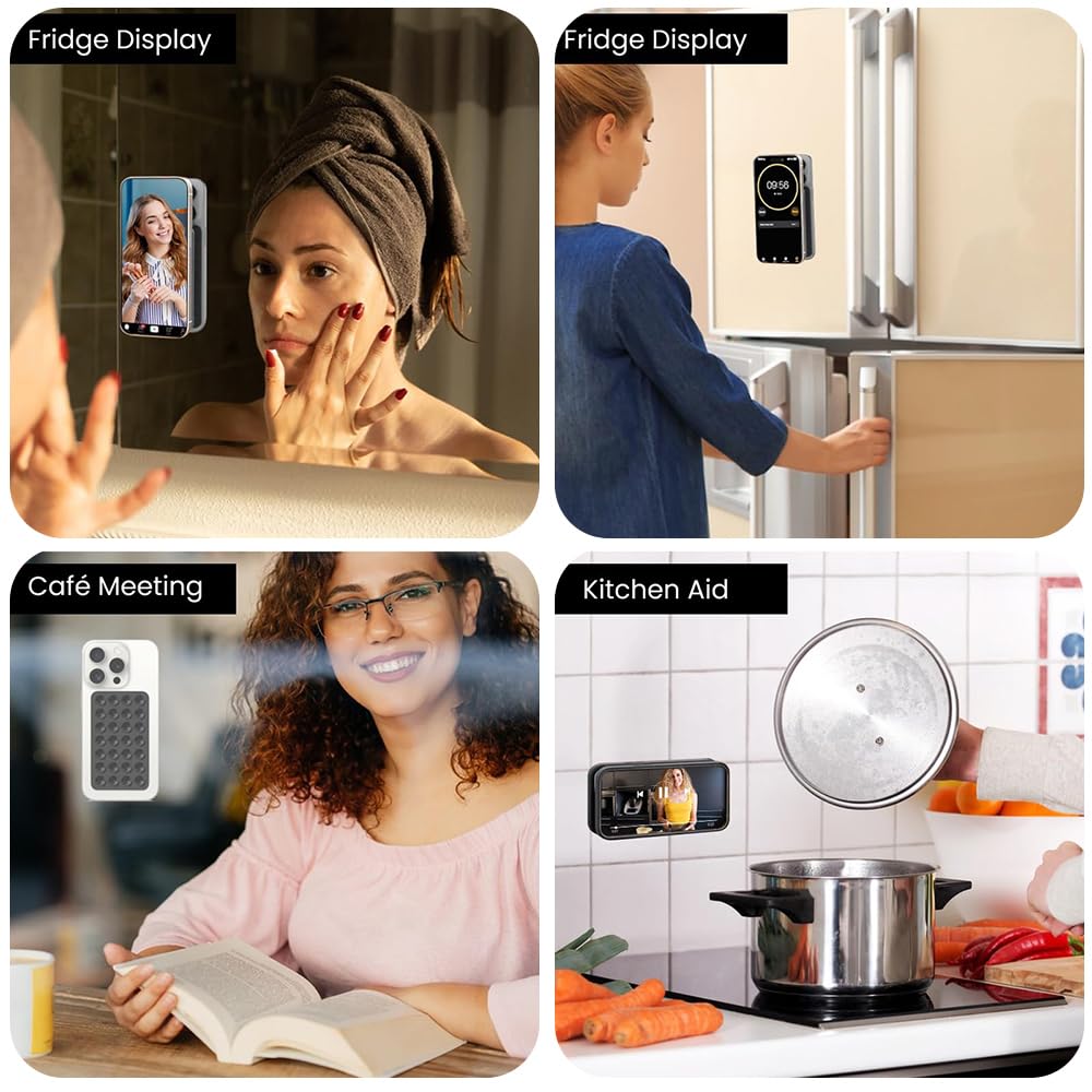 ที่ยึดโทรศัพท์แบบซิลิโคนดูดติด - Phone Accessories Video บทวิจารณ์และราคา