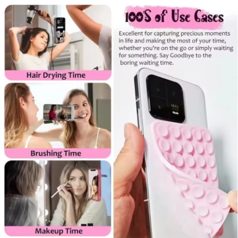 ที่ยึดโทรศัพท์แบบซิลิโคนดูดติด - Phone Accessories Video บทวิจารณ์และราคา