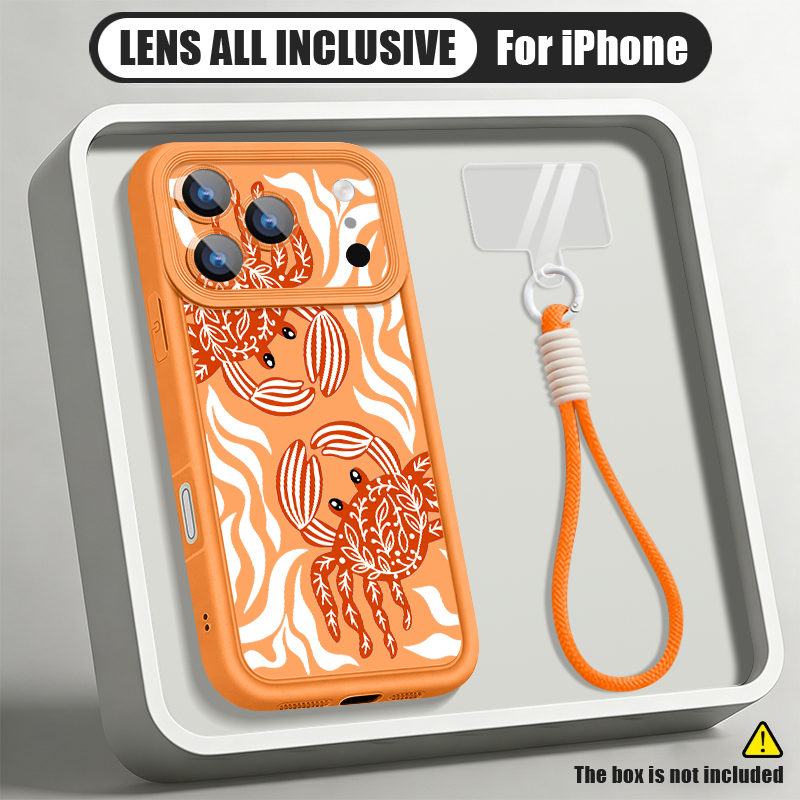 เคสโทรศัพท์ลายปูและปลาซาร์ดีนพ - Lanyard Phone Strap บทวิจารณ์และราคา