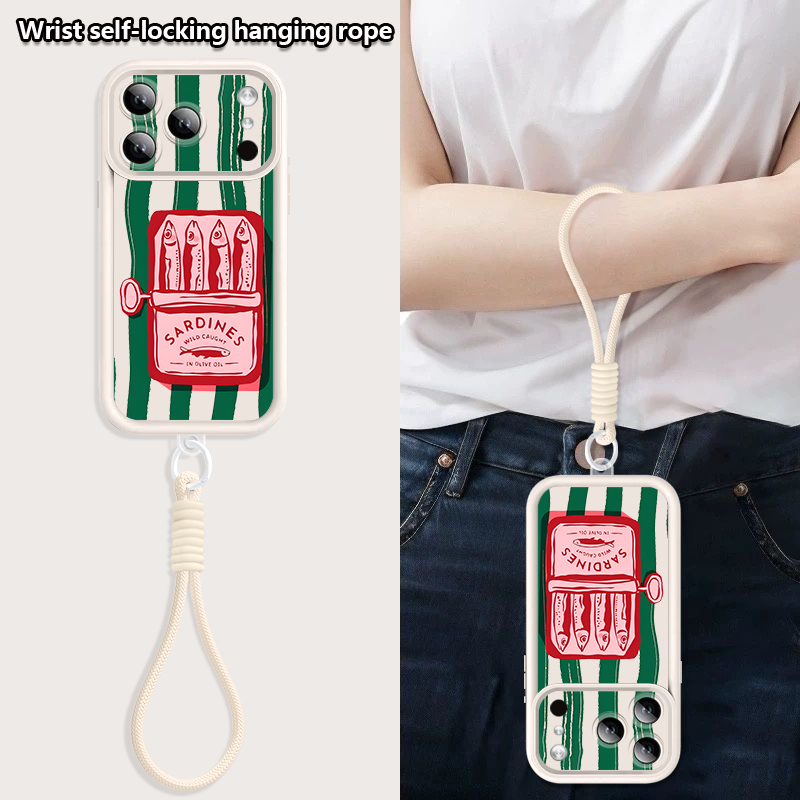 เคสโทรศัพท์ลายปูและปลาซาร์ดีนพ - Lanyard Phone Strap บทวิจารณ์และราคา