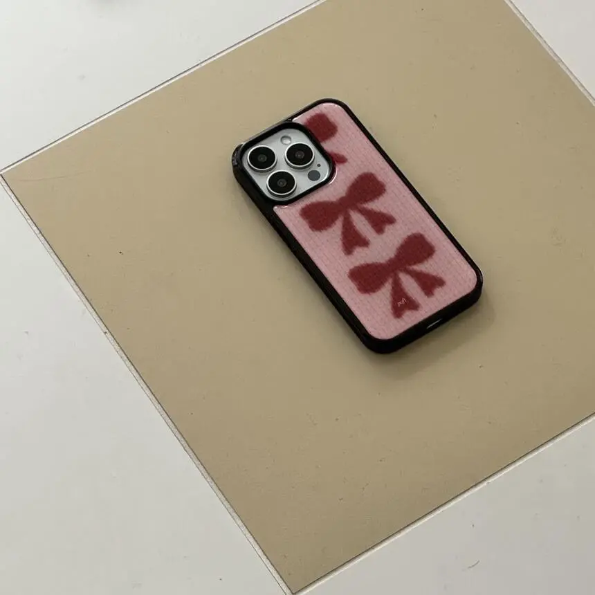 เคสโทรศัพท์ลายโบว์สีแดงน่ารักแ - Phone Accessories Red บทวิจารณ์และราคา