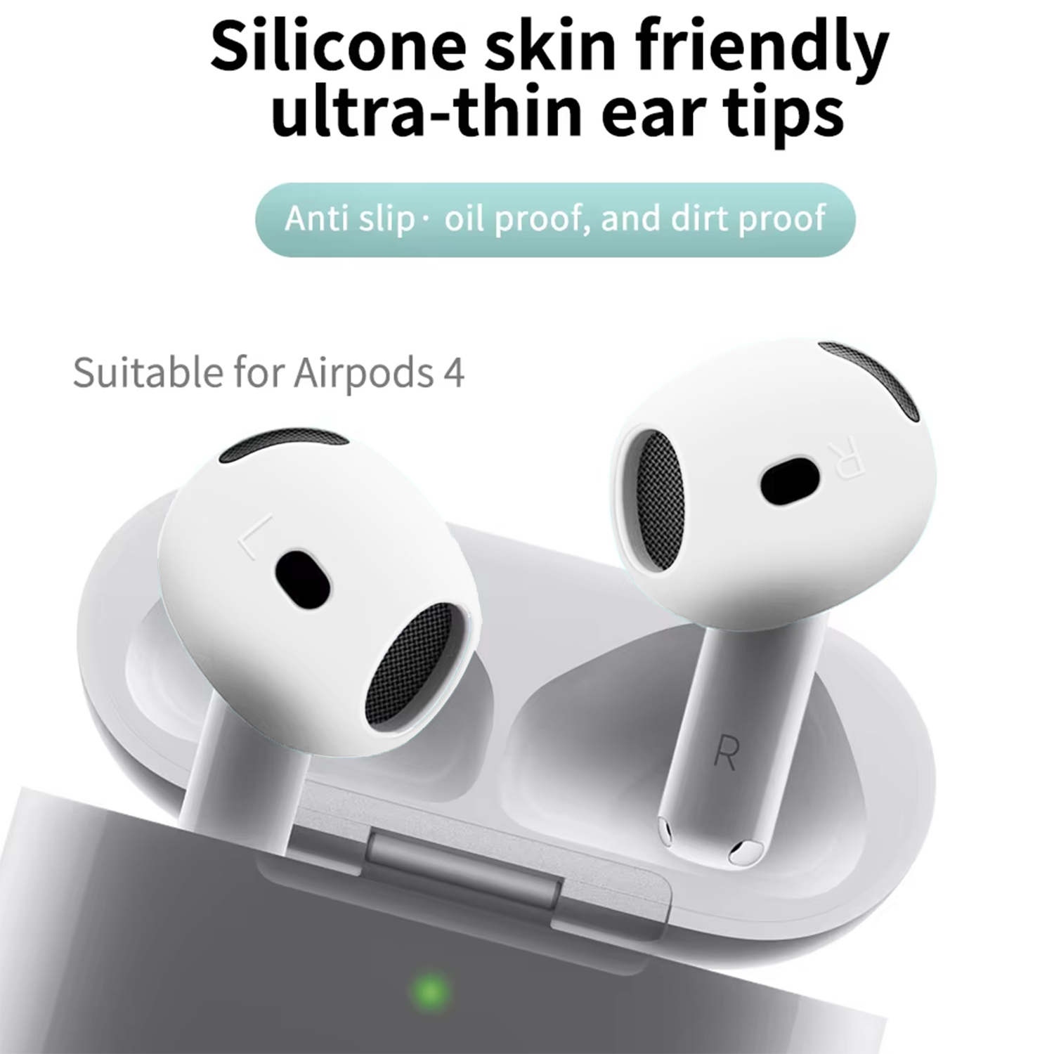 จุกหูฟังซิลิโคนบางเฉียบนุ่มพิเ - Airpod Case Cover บทวิจารณ์และราคา