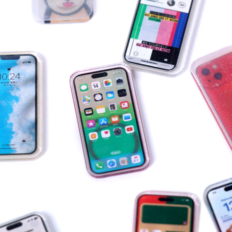 สุ่ม 5 ชิ้น 1:12 ตุ๊กตาจิ๋วโทร - Phone Accessories Europe บทวิจารณ์และราคา