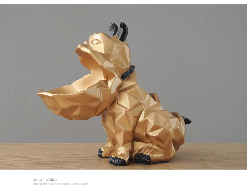 Creative Geometric Bulldog เรซ - Phone Accessories Europe บทวิจารณ์และราคา