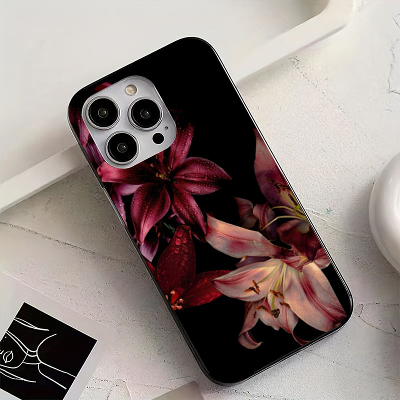 เคสโทรศัพท์ลายดอกลิลลี่สีแดงสุ - Phone Accessories Red บทวิจารณ์และราคา