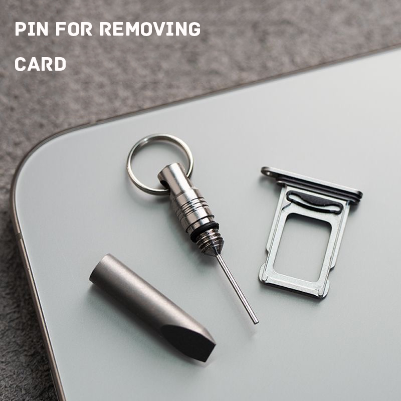 ไทเทเนียมขนาดเล็ก Crowbar จี้  - Sim Card Tool บทวิจารณ์และราคา