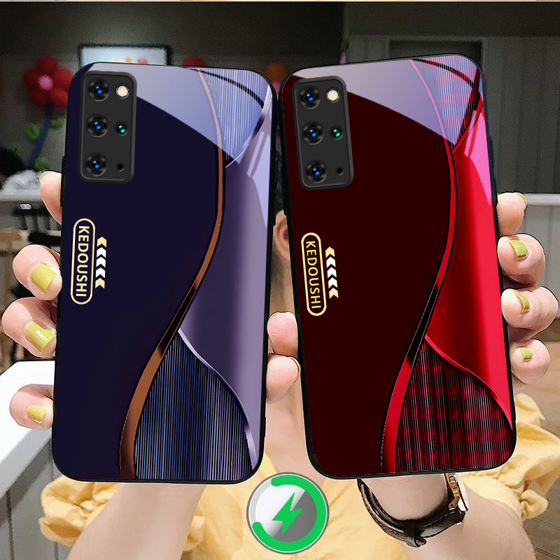 สีแดงและสีม่วงคู่ สำหรับ Samsu - Phone Accessories Red บทวิจารณ์และราคา