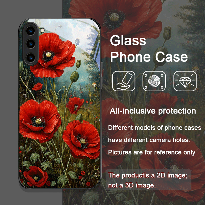 เคสโทรศัพท์มือถือลายดอกป๊อปปี้ - Phone Accessories Red บทวิจารณ์และราคา