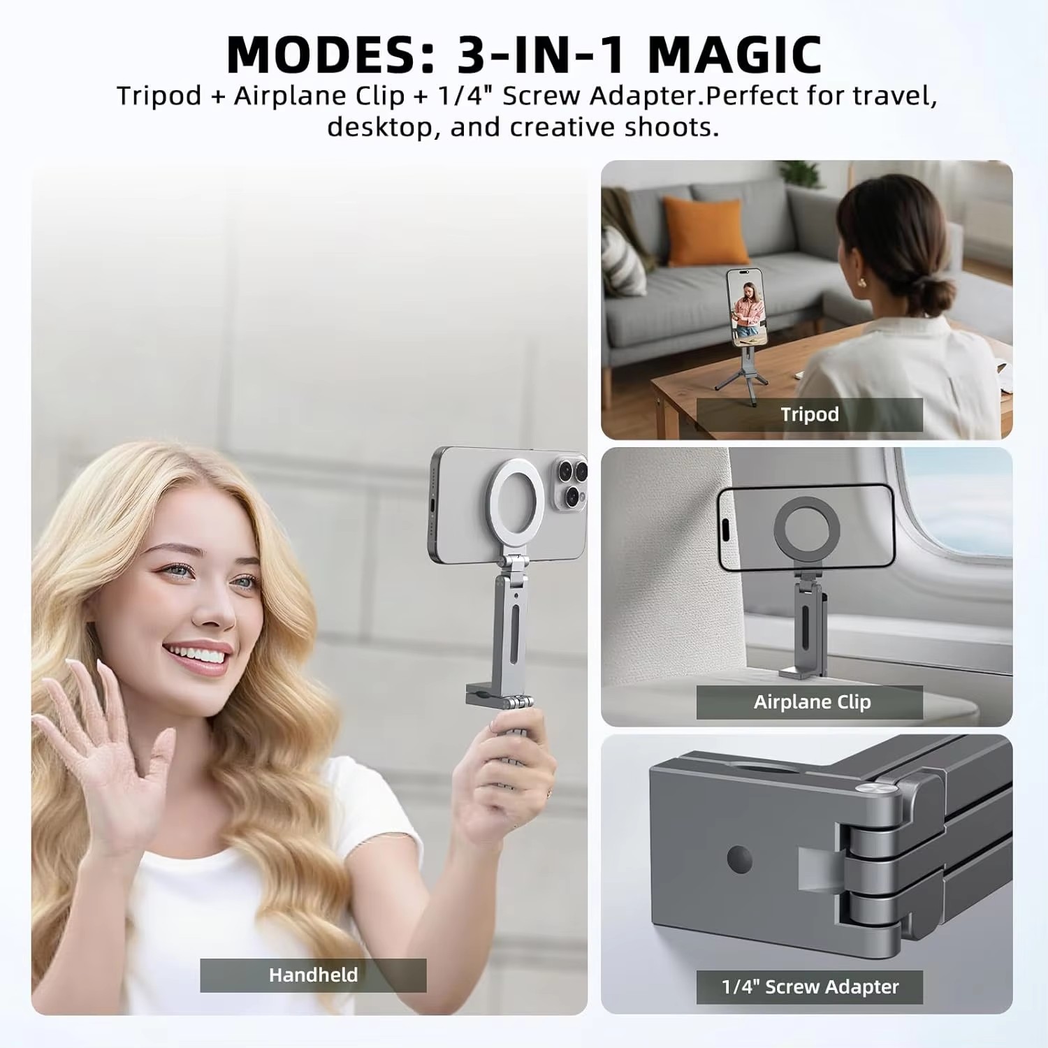 ที่วางโทรศัพท์แม่เหล็กอเนกประส - Quirky Phone Accessories บทวิจารณ์และราคา