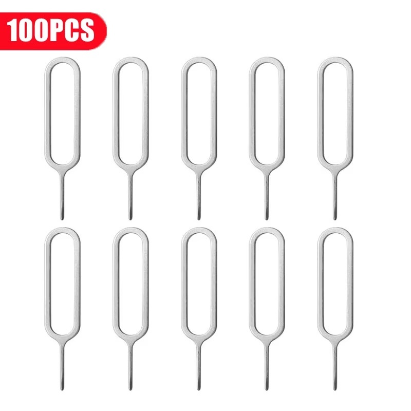 1-100 ชิ้น เครื่องมือเปิดถาดซิ - Sim Card Tool บทวิจารณ์และราคา