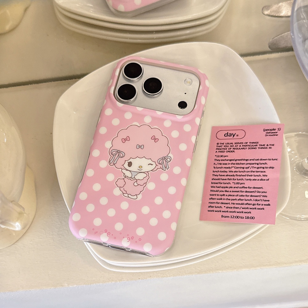 เคสโทรศัพท์ลายจุดสีชมพูด้าน ด้ - Quirky Phone Accessories บทวิจารณ์และราคา