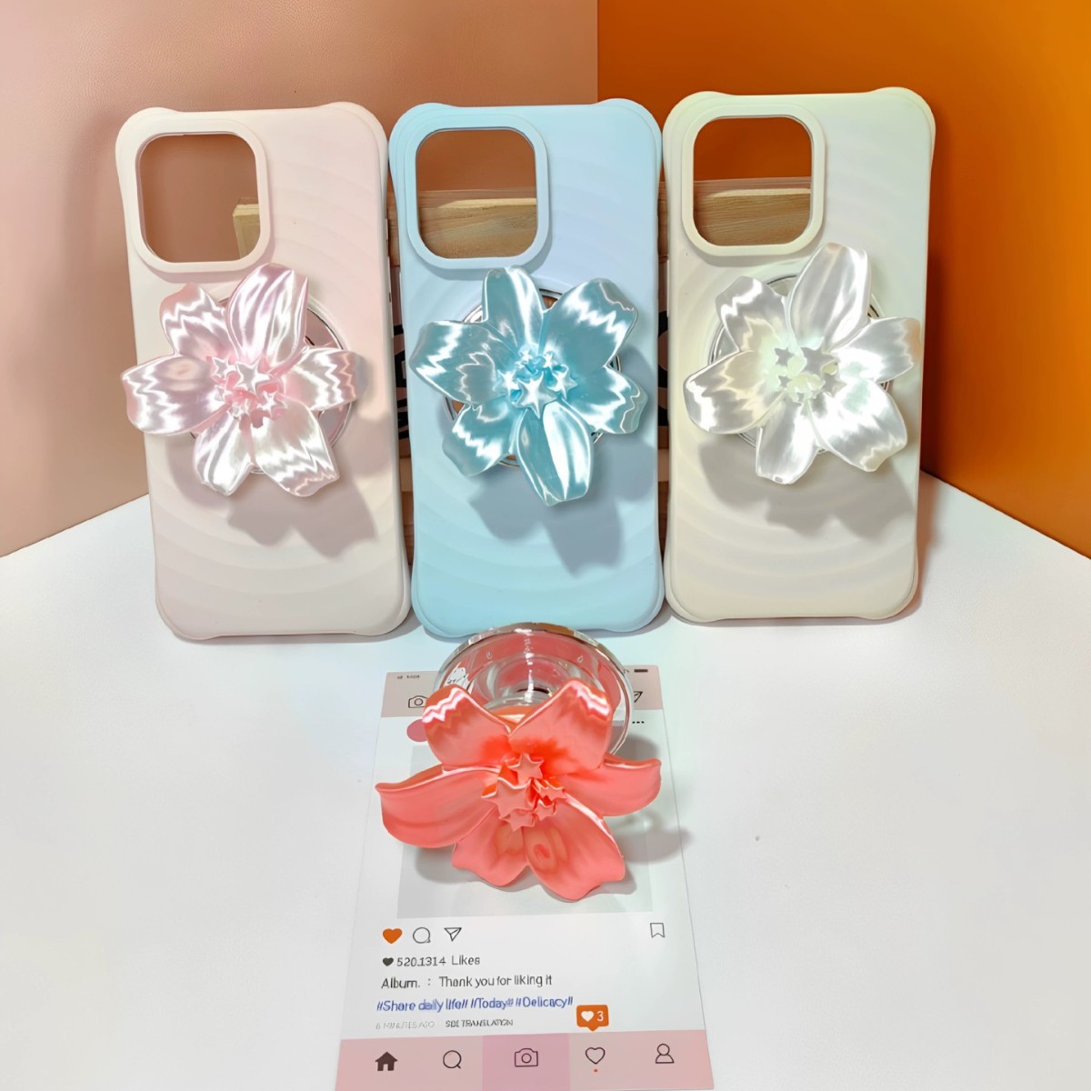 ที่ยึดโทรศัพท์แม่เหล็กแบบมีดอก - Phone Accessories And Cases บทวิจารณ์และราคา