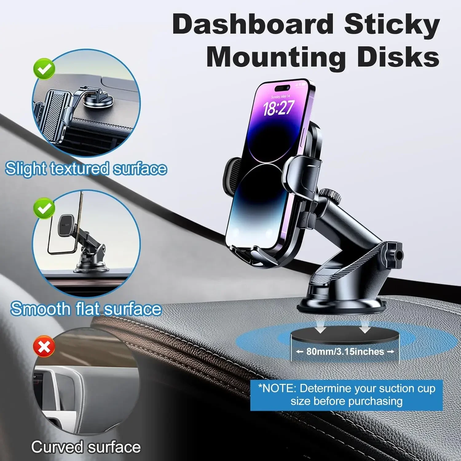 ชุดแผ่นกาวติดตั้งอเนกประสงค์สำ - Quirky Phone Accessories บทวิจารณ์และราคา