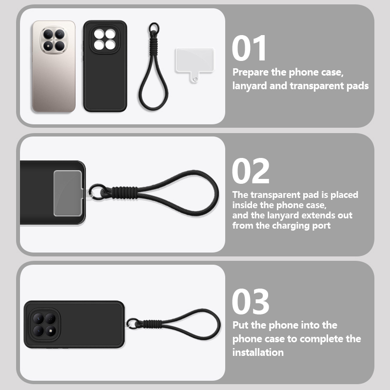 เคสโทรศัพท์ TPU แบบนุ่มพร้อมสา - Lanyard Phone Strap บทวิจารณ์และราคา