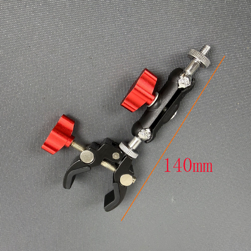 แคลมป์โลหะสำหรับกล้องพร้อมหัวบ - Phone Accessories Video บทวิจารณ์และราคา