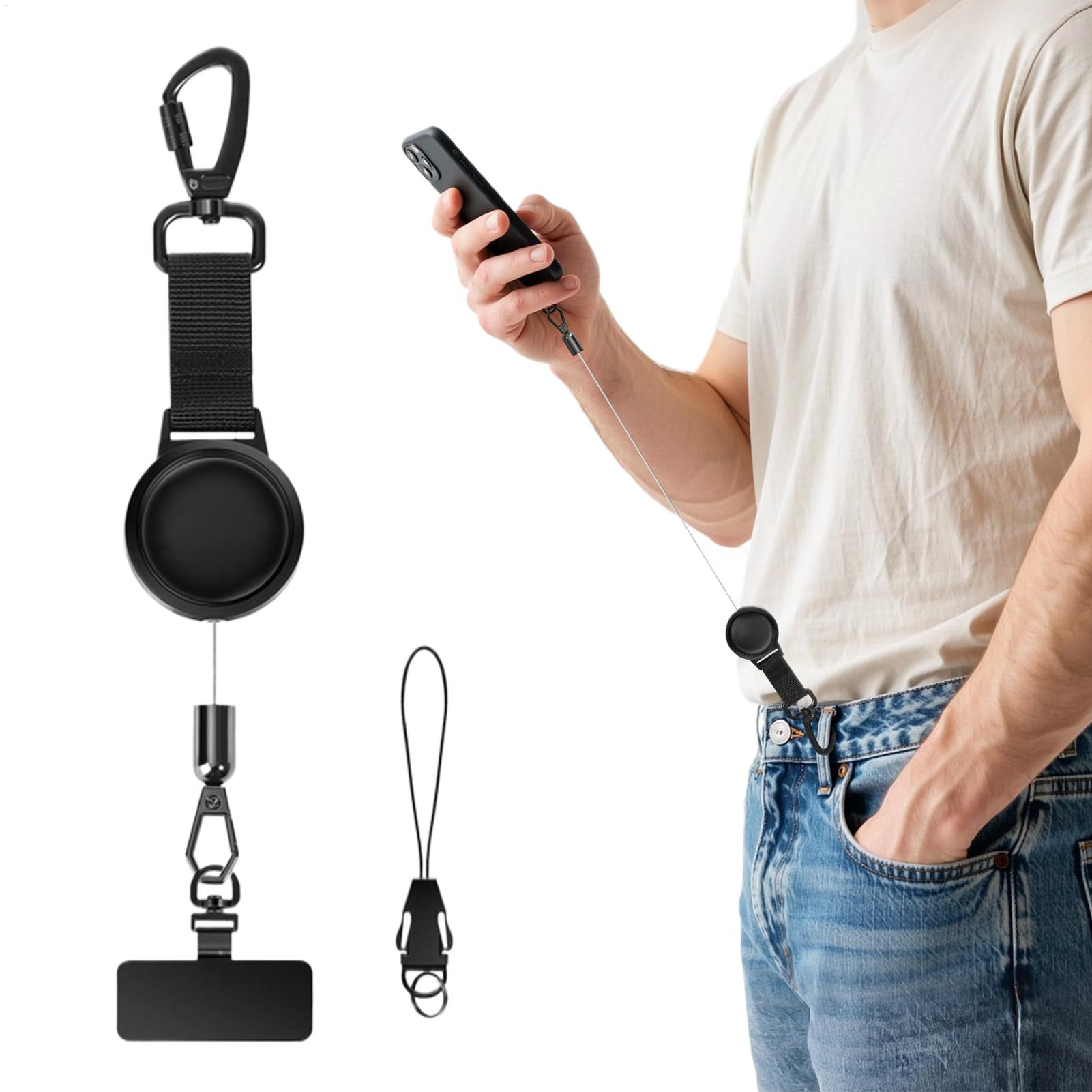 สายคล้องโทรศัพท์แบบยืดหดได้ สา - Lanyard Phone Strap บทวิจารณ์และราคา