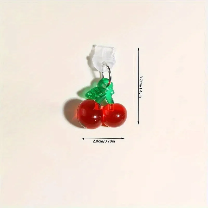 1pcs สีแดงเชอร์รี่โทรศัพท์ปลั๊ - Phone Accessories Red บทวิจารณ์และราคา
