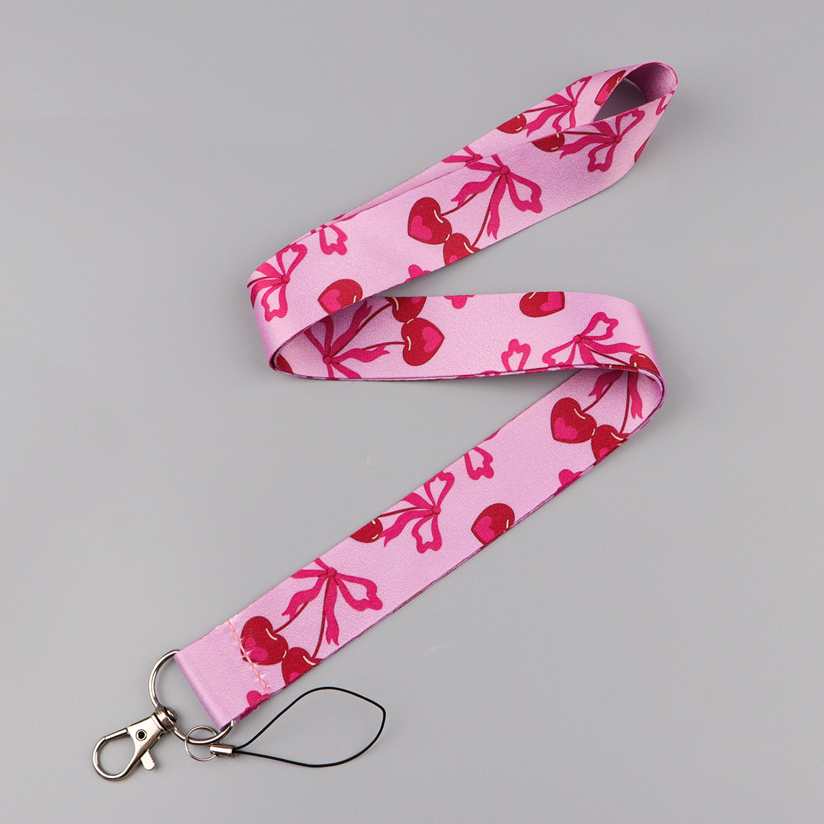 สายคล้องคอสีชมพูเชอร์รี่สุดฮิต - Phone Accessories Red บทวิจารณ์และราคา