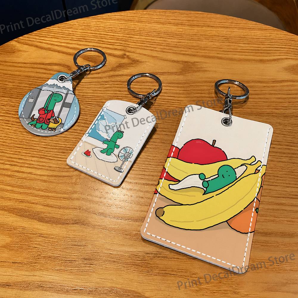 พวงกุญแจหนัง PU รูปไดโนเสาร์สี - Airtag Holder Case บทวิจารณ์และราคา